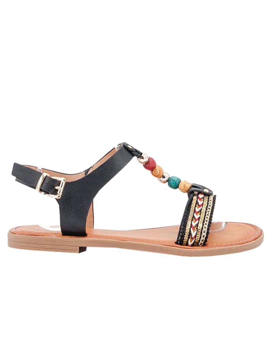 Kleding FASHIONIZE Naar Categorie Schoenen | Sandalen Valentina Zwart