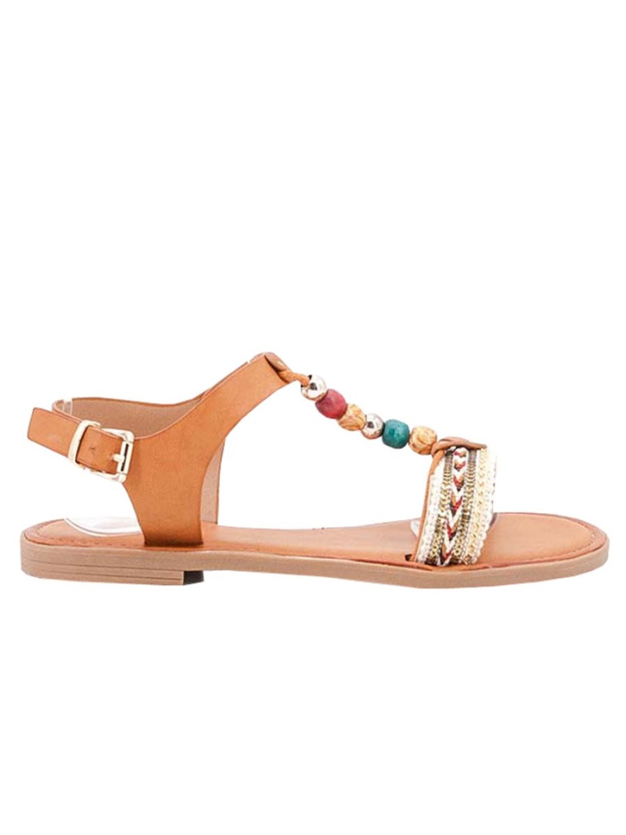 Kleding FASHIONIZE Naar Categorie Schoenen | Sandalen Valentina Camel